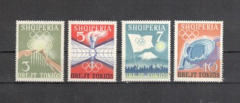 (intern: OLY6 ) Albanien Michelnummer 823 - 826 postfrisch (intern: OLY6 ) Albanien Michelnummer 823 - 826 postfrisch