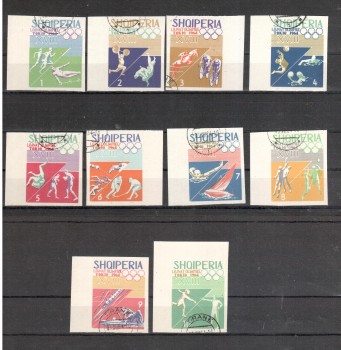 (intern: OLY9 ) Albanien Michelnummer 870 - 879 gestempelt (intern: OLY9 ) Albanien Michelnummer 870 - 879 gestempelt