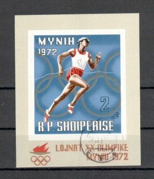 (intern: OLY12 ) Albanien Michelnummer Block 42 gestempelt (intern: OLY12 ) Albanien Michelnummer Block 42 gestempelt