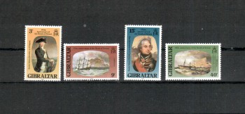 ( 016schiffe ) Gibraltar Michelnummer 409 - 412 postfrisch