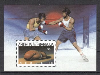 ( 016seoul_calgary ) Antigua + Barbuda Michelnummer Block 125 postfrisch ( 016seoul_calgary ) Antigua + Barbuda Michelnummer Block 125 postfrisch