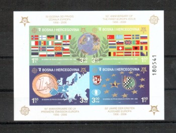 018 - Bosnien + Herzegowina Michelnummer Block 27 B postfrisch