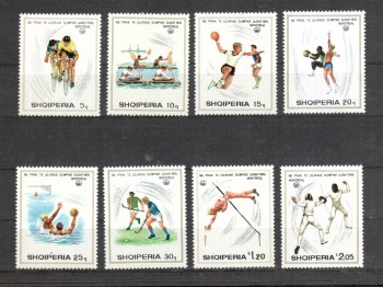 (intern: OLY20 ) Albanien Michelnummer 1807 - 1814 A postfrisch (intern: OLY20 ) Albanien Michelnummer 1807 - 1814 A postfrisch