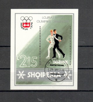 (intern: OLY22 ) Albanien Michelnummer Block 59 gestempelt (intern: OLY22 ) Albanien Michelnummer Block 59 gestempelt