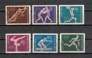 (intern: OLY25 ) Bulgarien Michelnummer 1172 - 1177 gestempelt (intern: OLY25 ) Bulgarien Michelnummer 1172 - 1177 gestempelt