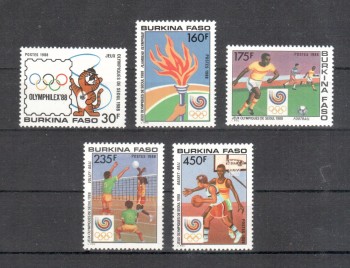 ( 027seoul_calgary ) Burkina Faso Michelnummer 1166 - 1170 postfrisch ( 027seoul_calgary ) Burkina Faso Michelnummer 1166 - 1170 postfrisch