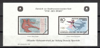 ( 035seoul_calgary ) Berlin nicht verausgabter Entwurf postfrisch ( 035seoul_calgary ) Berlin nicht verausgabter Entwurf postfrisch