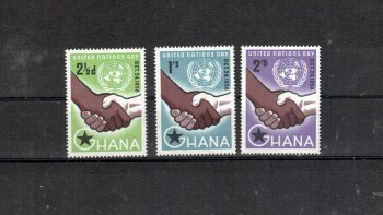 Ghana Michelnummer 36 - 38 postfrisch 