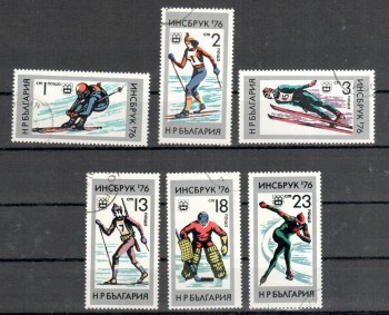 (intern: OLY37 ) Bulgarien Michelnummer 2463 - 2468 gestempelt (intern: OLY37 ) Bulgarien Michelnummer 2463 - 2468 gestempelt