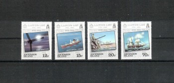 ( 040schiffe ) Ascension Michelnummer 360 - 363 postfrisch