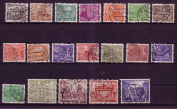 Berlin Michelnummer 42 - 60 gestempelt Berlin Michelnummer 42 - 60 gestempelt