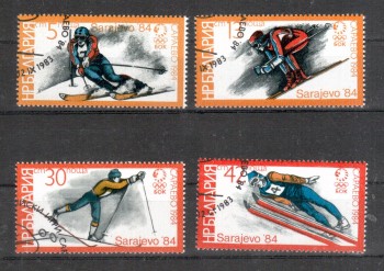 (intern: OLY49 ) Bulgarien Michelnummer 3201 - 3204 gestempelt (intern: OLY49 ) Bulgarien Michelnummer 3201 - 3204 gestempelt