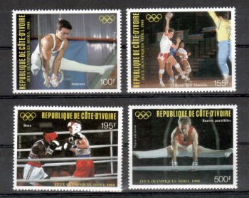 ( 051seoul_calgary ) Elfenbeinkueste Michelnummer 970 - 973 postfrisch ( 051seoul_calgary ) Elfenbeinkueste Michelnummer 970 - 973 postfrisch