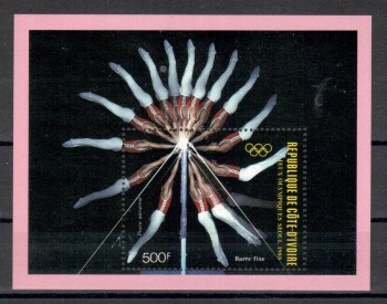 ( 052seoul_calgary ) Elfenbeinkueste Michelnummer Block 30 postfrisch ( 052seoul_calgary ) Elfenbeinkueste Michelnummer Block 30 postfrisch