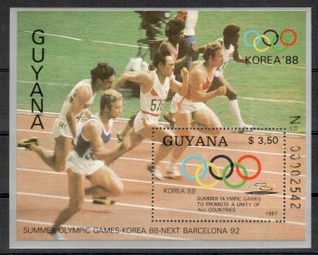 ( 056seoul_calgary ) Guyana Michelnummer Block 21 postfrisch ( 056seoul_calgary ) Guyana Michelnummer Block 21 postfrisch