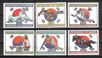 ( 057seoul_calgary ) Guinea Michelnummer 1139 - 1144 A postfrisch ( 057seoul_calgary ) Guinea Michelnummer 1139 - 1144 A postfrisch