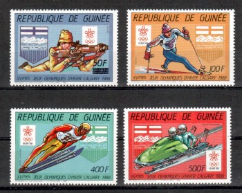 ( 059seoul_calgary ) Guinea Michelnummer 1149 - 1152 postfrisch ( 059seoul_calgary ) Guinea Michelnummer 1149 - 1152 postfrisch