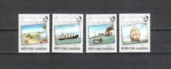 ( 060schiffe ) Gambia Michelnummer 525 - 528 postfrisch