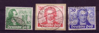 Berlin Michelnummer 61 - 63 gestempelt Berlin Michelnummer 61 - 63 gestempelt