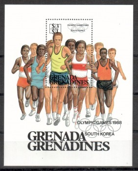 ( 065seoul_calgary ) Grenada - Grenadinen Michelnummer Block 119 postfrisch ( 065seoul_calgary ) Grenada - Grenadinen Michelnummer Block 119 postfrisch