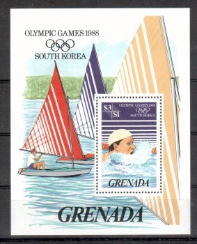 ( 067seoul_calgary ) Grenada Michelnummer Block 171 postfrisch ( 067seoul_calgary ) Grenada Michelnummer Block 171 postfrisch