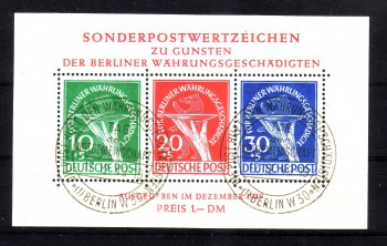 Berlin Michelnummer Block 1 gestempel tgeprueft Schlegel Berlin Michelnummer Block 1 gestempel tgeprueft Schlegel