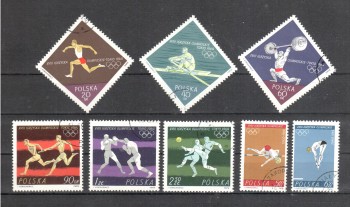 (intern: OLY68 ) Polen Michelnummer 1514 - 1521 gestempelt (intern: OLY68 ) Polen Michelnummer 1514 - 1521 gestempelt