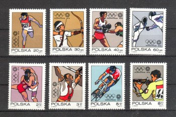 (intern: OLY70 ) Polen Michelnummer 2149 - 2156 postfrisch (intern: OLY70 ) Polen Michelnummer 2149 - 2156 postfrisch