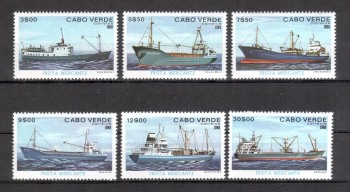 ( 070schiffe ) Kap Verde Michelnummer 431 - 436 postfrisch