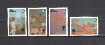 ( 073seoul_calgary ) Gambia Michelnummer 758 - 761 postfrisch ( 073seoul_calgary ) Gambia Michelnummer 758 - 761 postfrisch