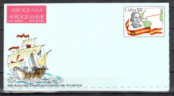 ( 075schiffe ) Kuba Ganzsachenumschlag postfrisch ( 075schiffe ) Kuba Ganzsachenumschlag postfrisch