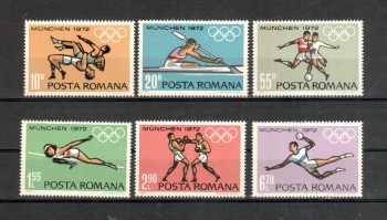 (intern: OLY82 ) Rumaenien Michelnummer 3012 - 3017 postfrisch (intern: OLY82 ) Rumaenien Michelnummer 3012 - 3017 postfrisch