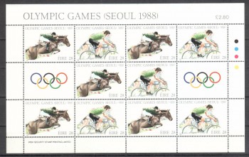 ( 082seoul_calgary ) Irland Michelnummer  Kleinbogen 645 - 646 postfrisch