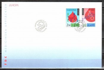 Finnland - Aland FDC Michelnummer 86 - 87 FDC