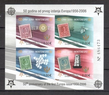 090 - Montenegro Michelnummer Block 2 B postfrisch