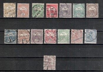 Ungarn Michelnummer 92 - 107 Y ohne 95 gestempelt Ungarn Michelnummer 92 - 107 Y ohne 95 gestempelt