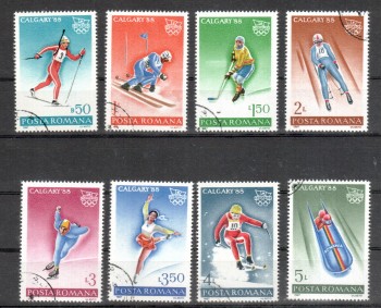 (intern: OLY93 ) Rumaenien Michelnummer 4418 - 4425 gestempelt (intern: OLY93 ) Rumaenien Michelnummer 4418 - 4425 gestempelt