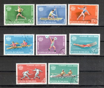 (intern: OLY94 ) Rumaenien Michelnummer 4475 - 4482 gestempelt (intern: OLY94 ) Rumaenien Michelnummer 4475 - 4482 gestempelt