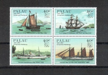 ( 097schiffe ) Palau Michelnummer 51 - 54 postfrisch