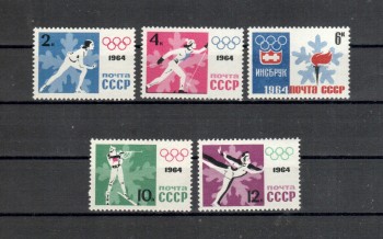 (intern: OLY98 ) Sowjetunion Michelnummer 2866 - 2870 A postfrisch (intern: OLY98 ) Sowjetunion Michelnummer 2866 - 2870 A postfrisch