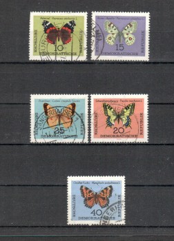 DDR Michelnummer 1004 - 1008 gestempelt