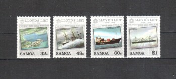 ( 100schiffe ) Samoa Michelnummer 540 - 543 postfrisch