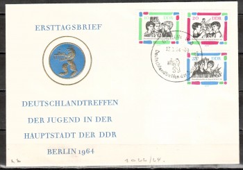 DDR Michelnummer 1022 - 1024 FDC DDR Michelnummer 1022 - 1024 FDC