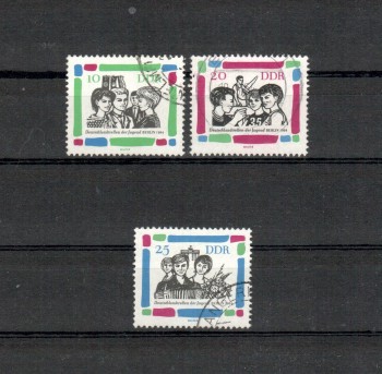 DDR Michelnummer 1022 - 1024 gestempelt