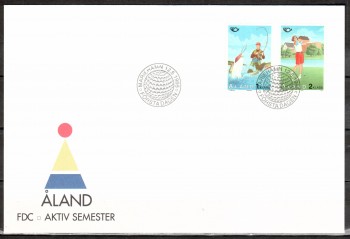 Finnland - Aland FDC Michelnummer 102 - 103 FDC