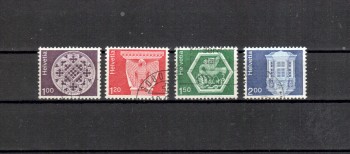 Schweiz Michelnummer 1035 - 1038 v gestempelt