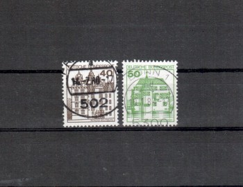 BRD Michelnummer 1037 - 1038 gestempelt
