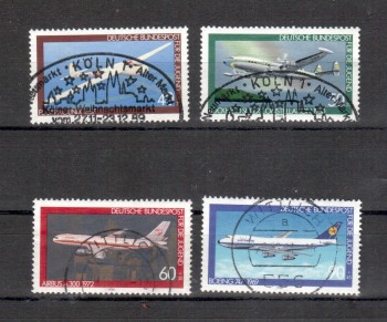 BRD Michelnummer 1040 - 1043 gestempelt