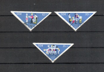 DDR Michelnummer 1045 - 1047 gestempelt