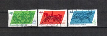 BRD Michelnummer 1046 - 1048 gestempelt